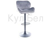 Барный стул Signal C122 VELVET (серый/черный)