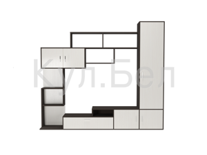 Мебель для гостиной СН-117.01 (сосна арктическая/венге)